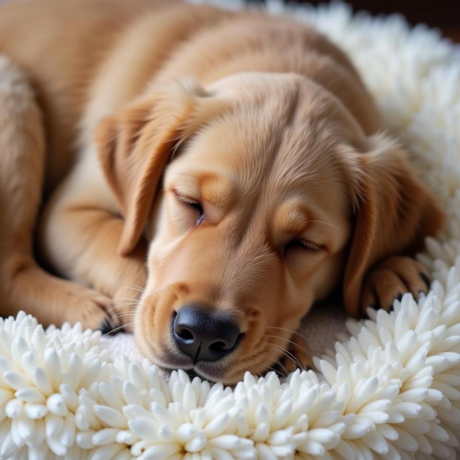 Dog Sleeping Peacefully