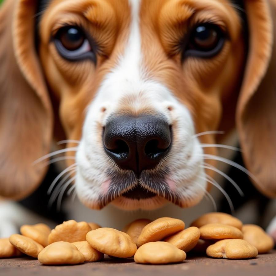 Dog Sniffing Treats