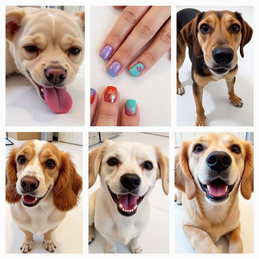 Cute Dog Toenail Polish Styles