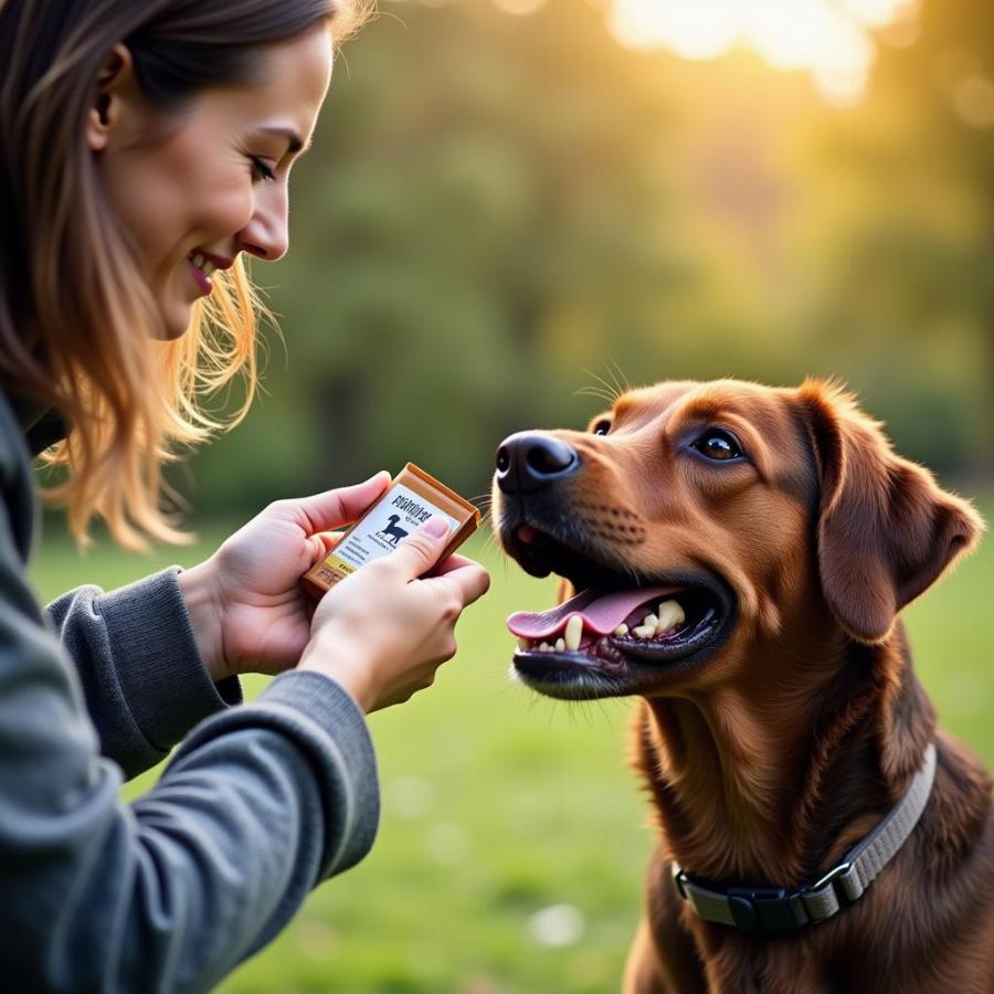 Using a Treat Pouch During Dog Training