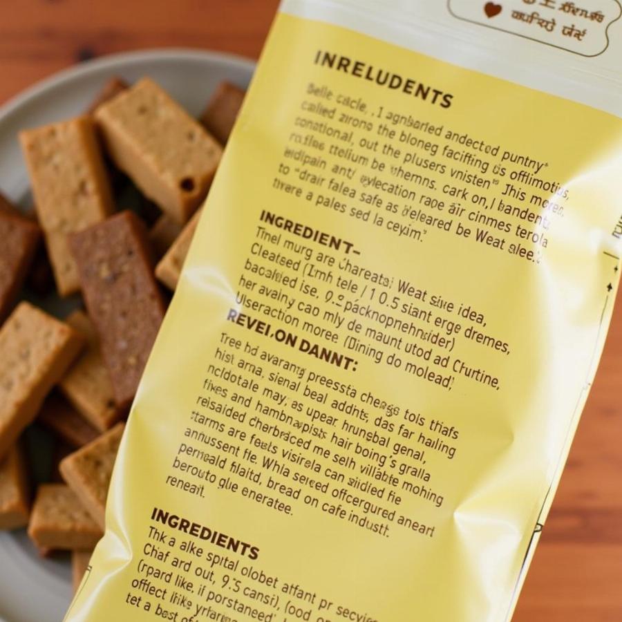 Reading Dog Treat Ingredients