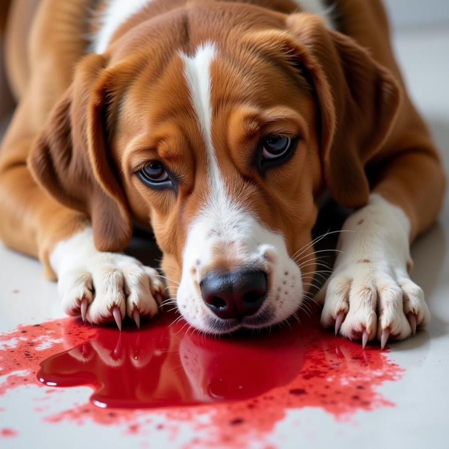 Dog Urinating Blood