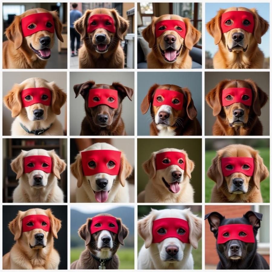 dog with red mask meme examples