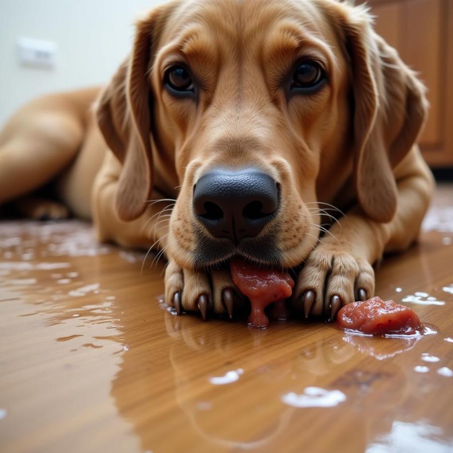 Dog Experiencing Watery Diarrhea