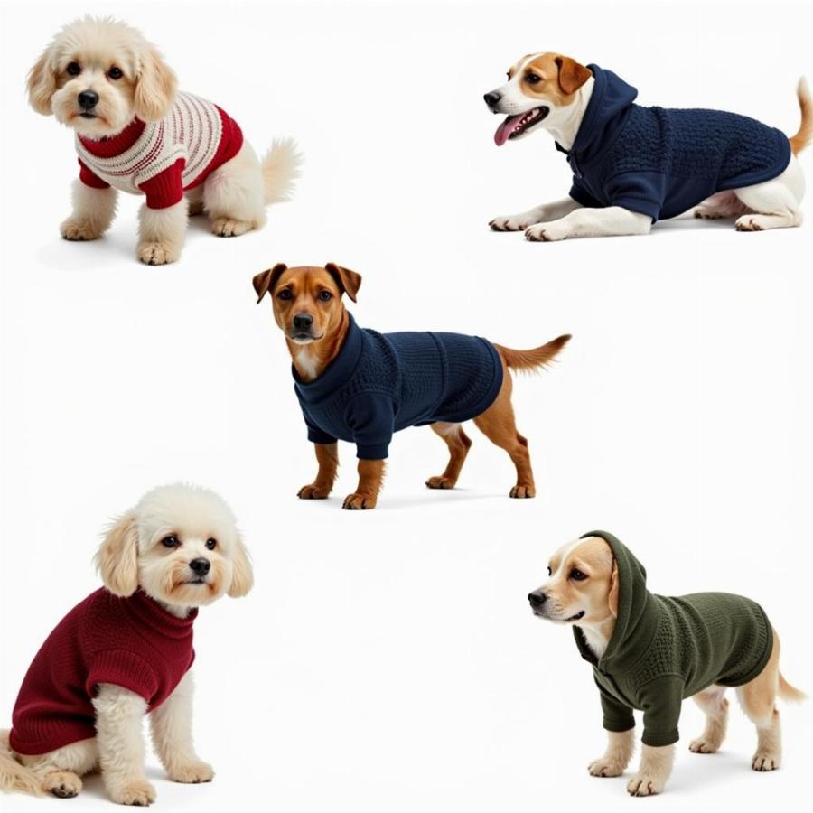 Different Styles of Eddie Bauer Dog Sweaters