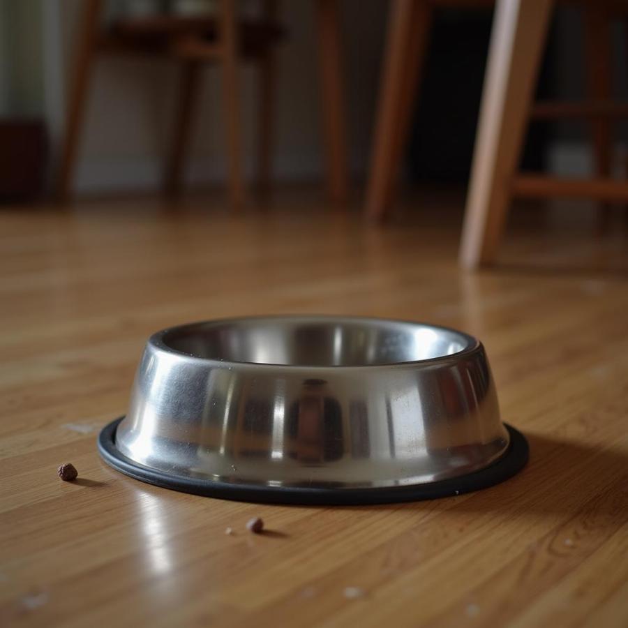 Empty Dog Bowl