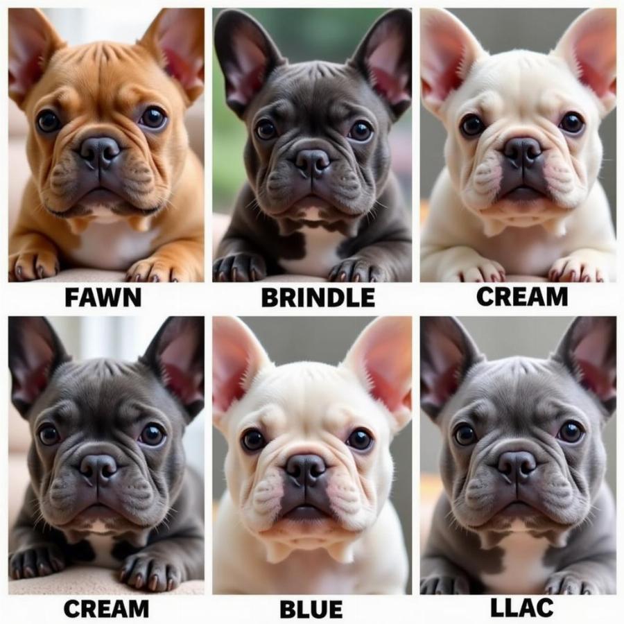 French Bulldog Color Variations