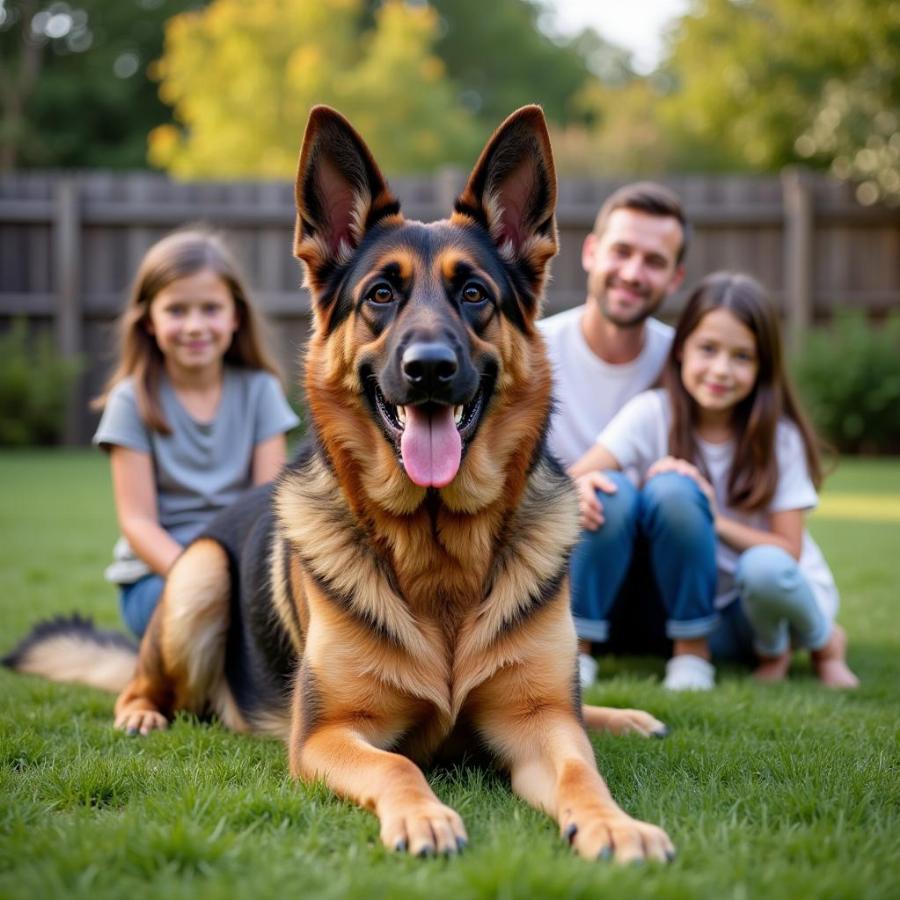 German Shepherd Family