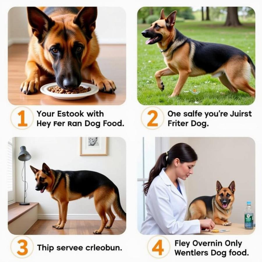 German Shepherd healthy weight tips