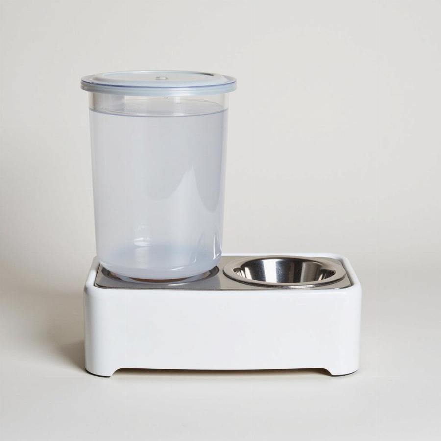 Gravity-fed water bowl for dogs