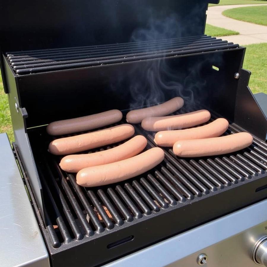 Grilling Frozen Hot Dogs on Indirect Heat