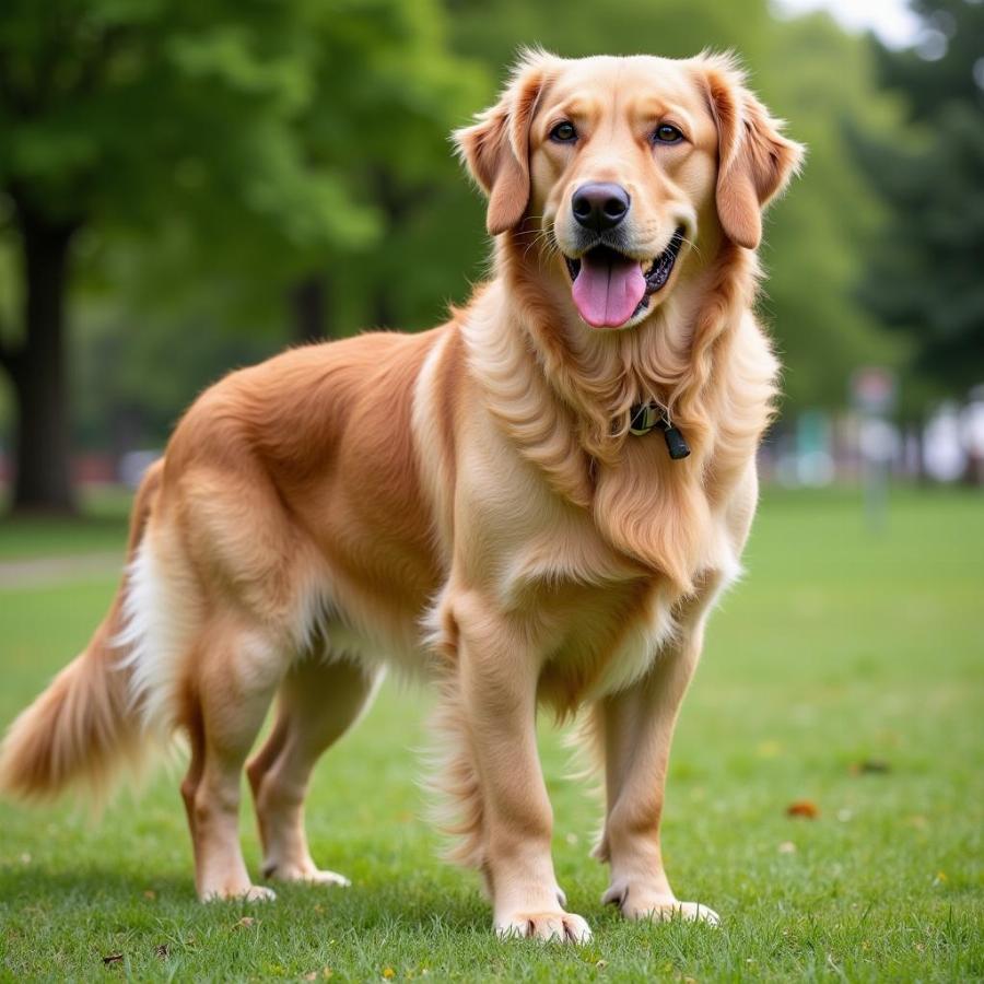 A Healthy Dog with a Shiny Coat