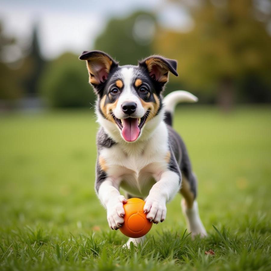 Playful Heeler Puppy