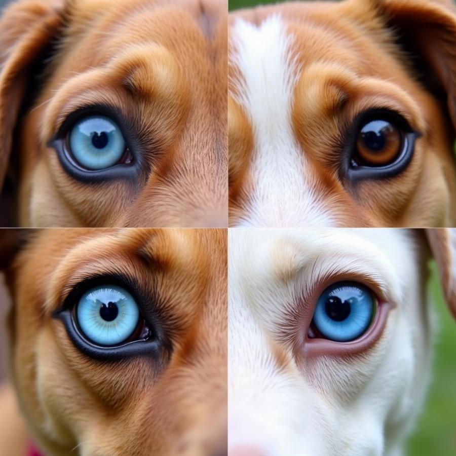 Types of Heterochromia in Dogs