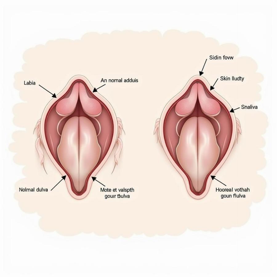 Anatomy of a Dog's Hooded Vulva