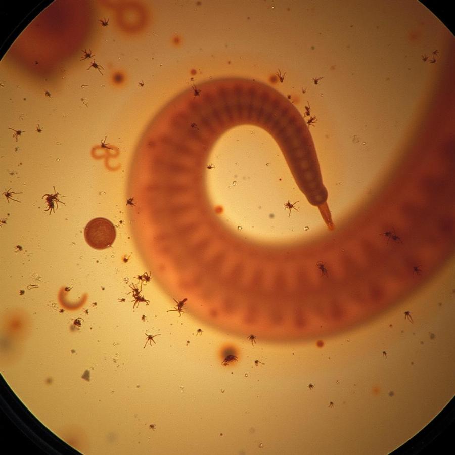 Hookworms magnified