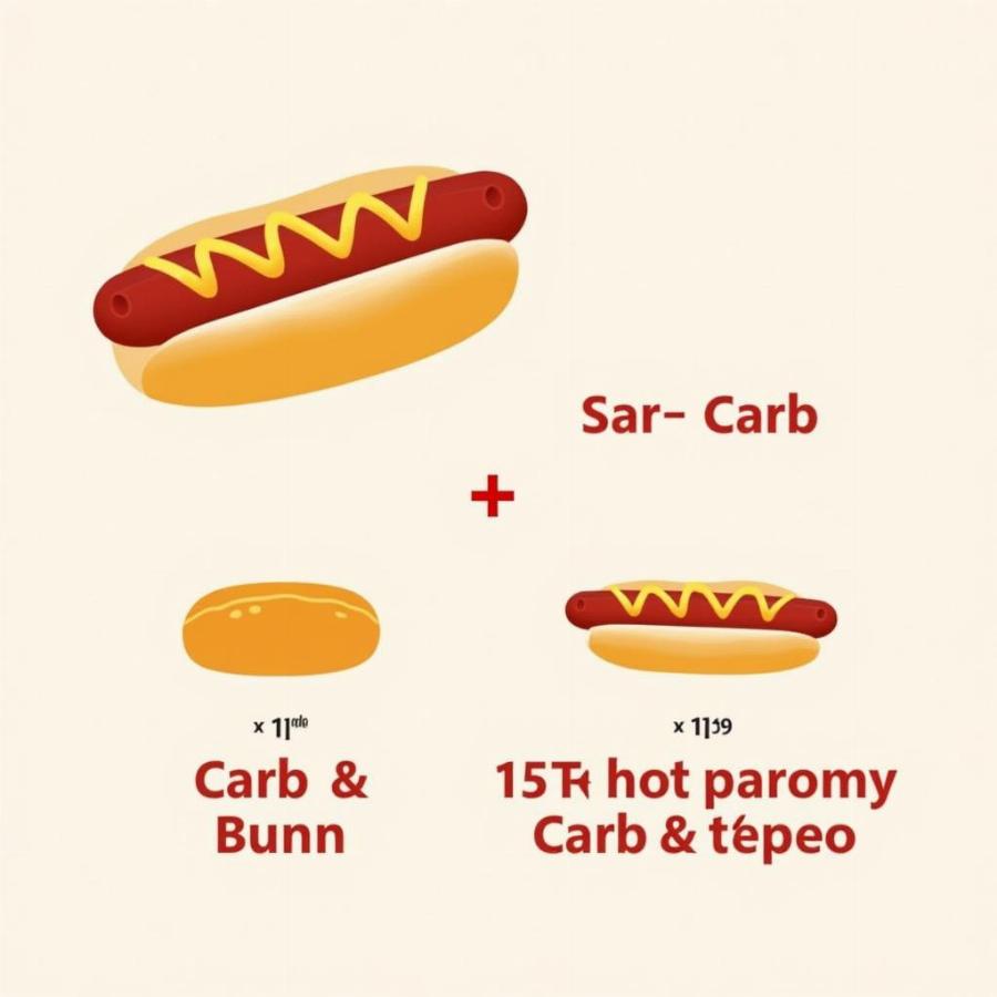 Hot Dog and Bun Carbohydrates