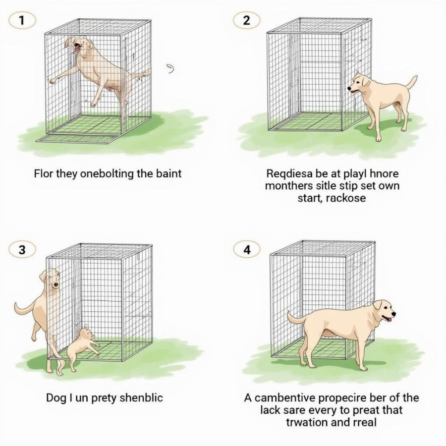 Setting Up a Dog Trap Cage Humanely