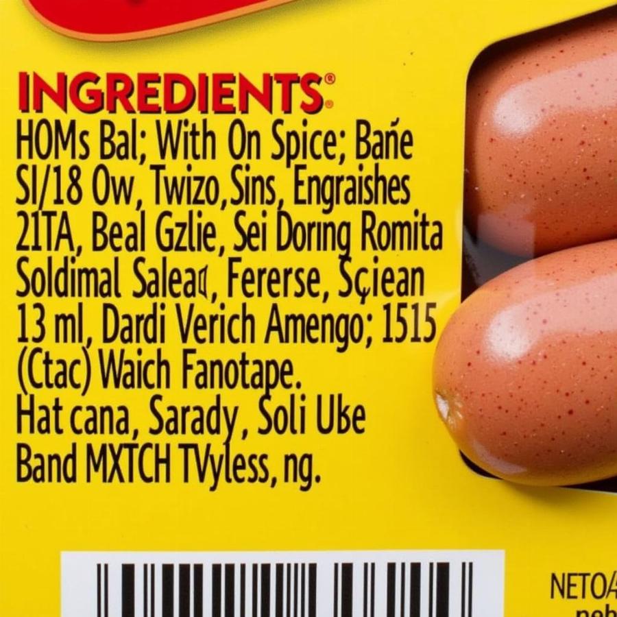 Hummel's Hot Dog Ingredients List