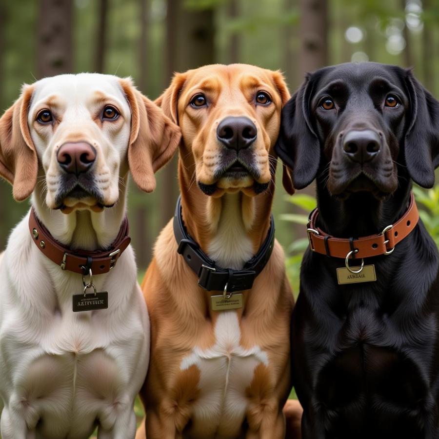 Hunting Dog Collars in Action