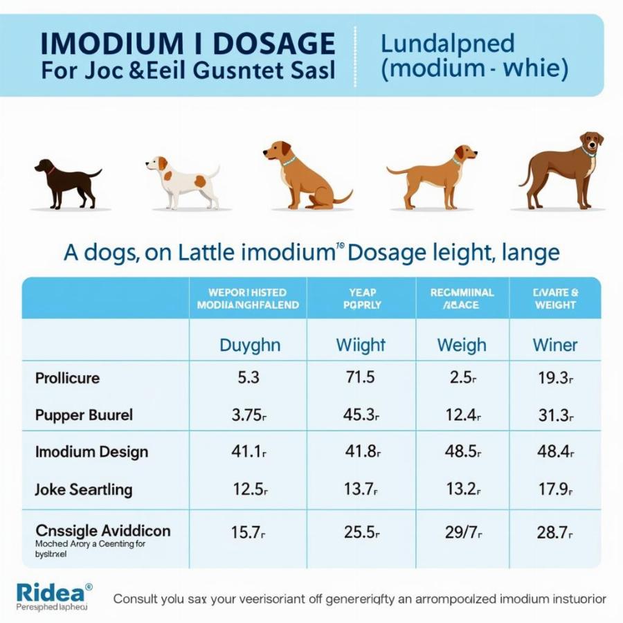 Imodium Dosage Chart for Dogs