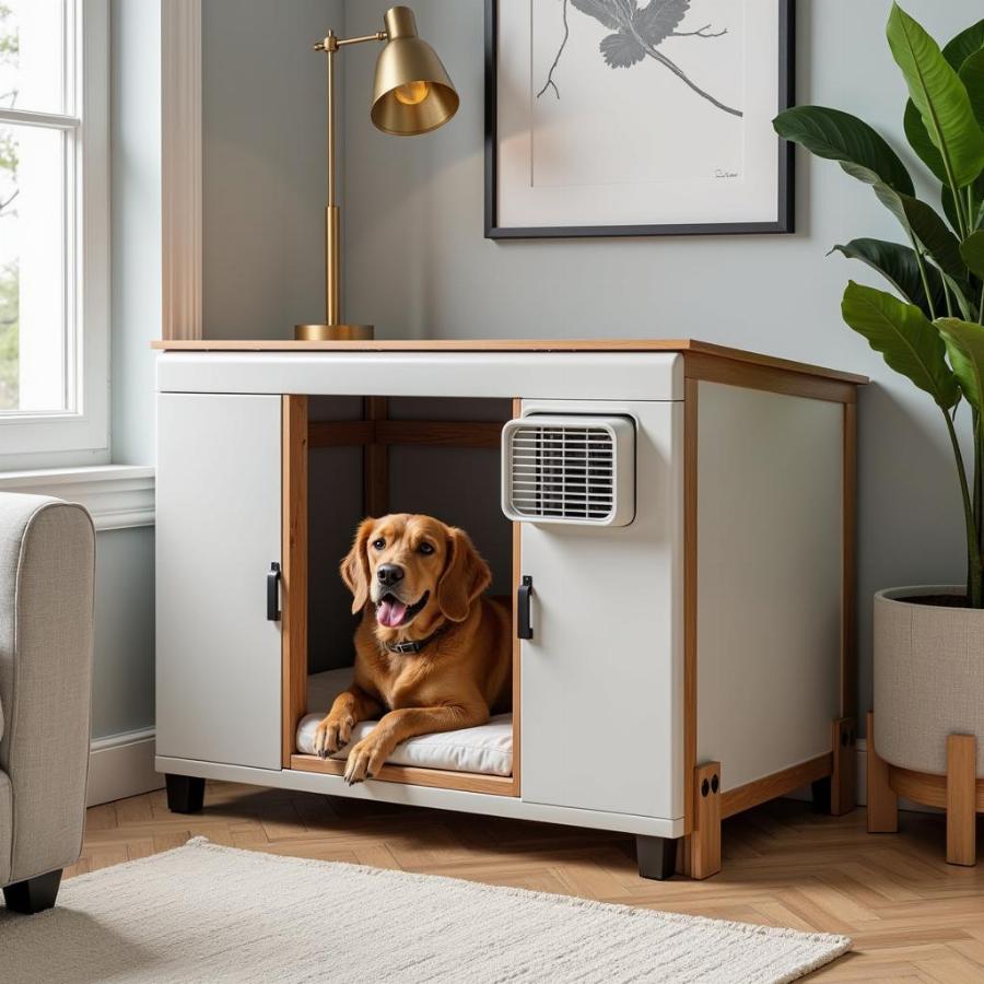 Indoor AC Dog House with Modern Design