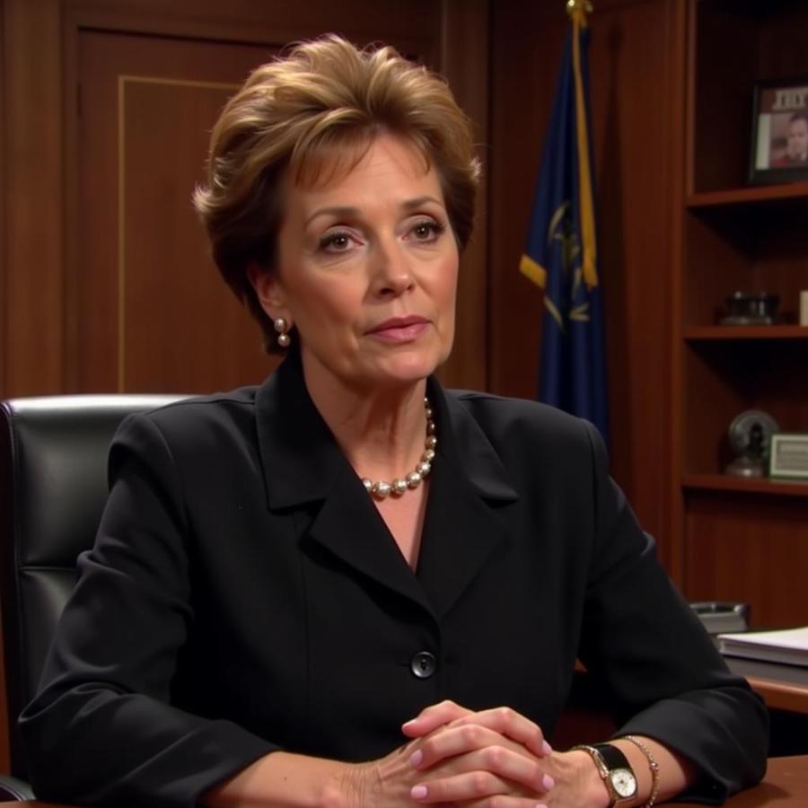 Judge Judy in Courtroom