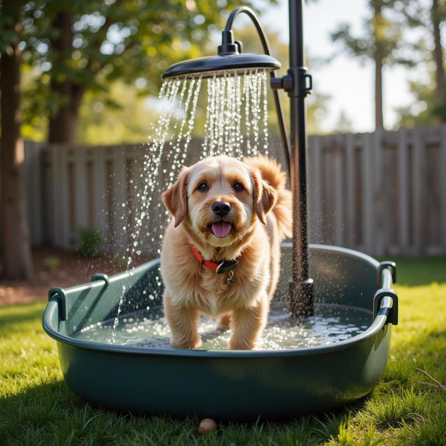 K9000 Dog Wash in Action