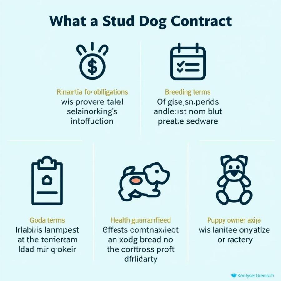 Key Elements in a Stud Dog Contract