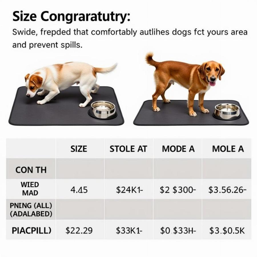 Choosing the Right Size Food Mat