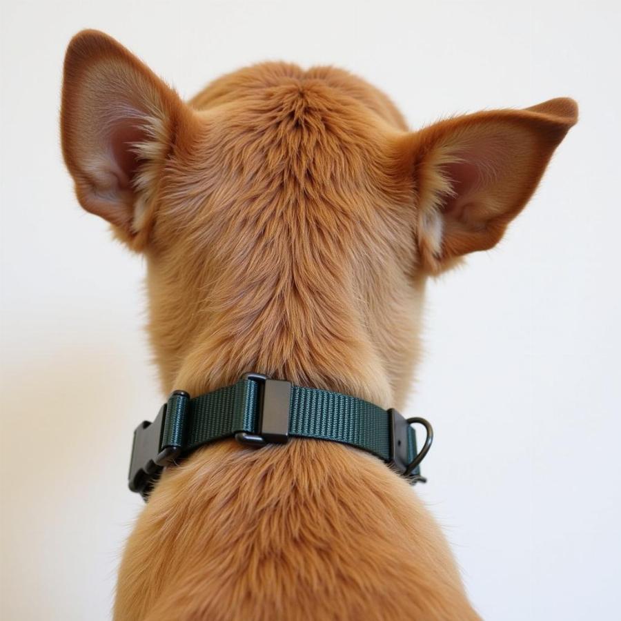 Martingale Collar on a Small Dog