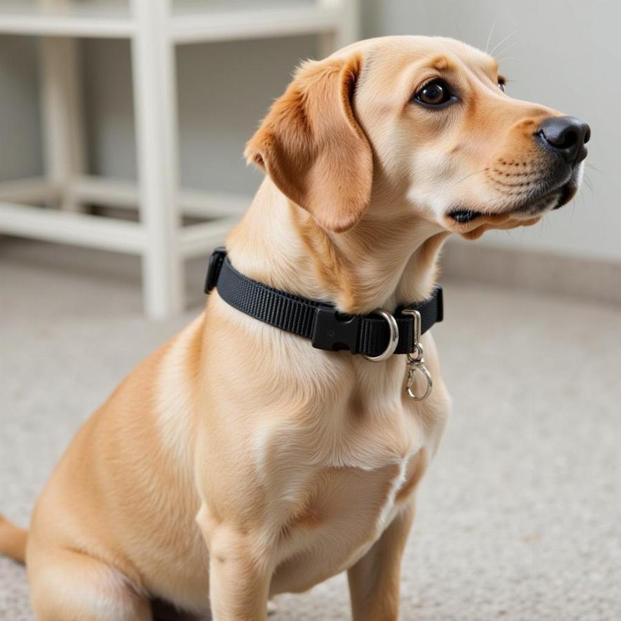 Martingale Collar on a Small Dog