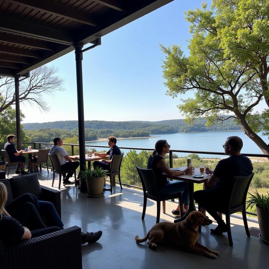 Dog-Friendly Lakefront Cafe in Austin