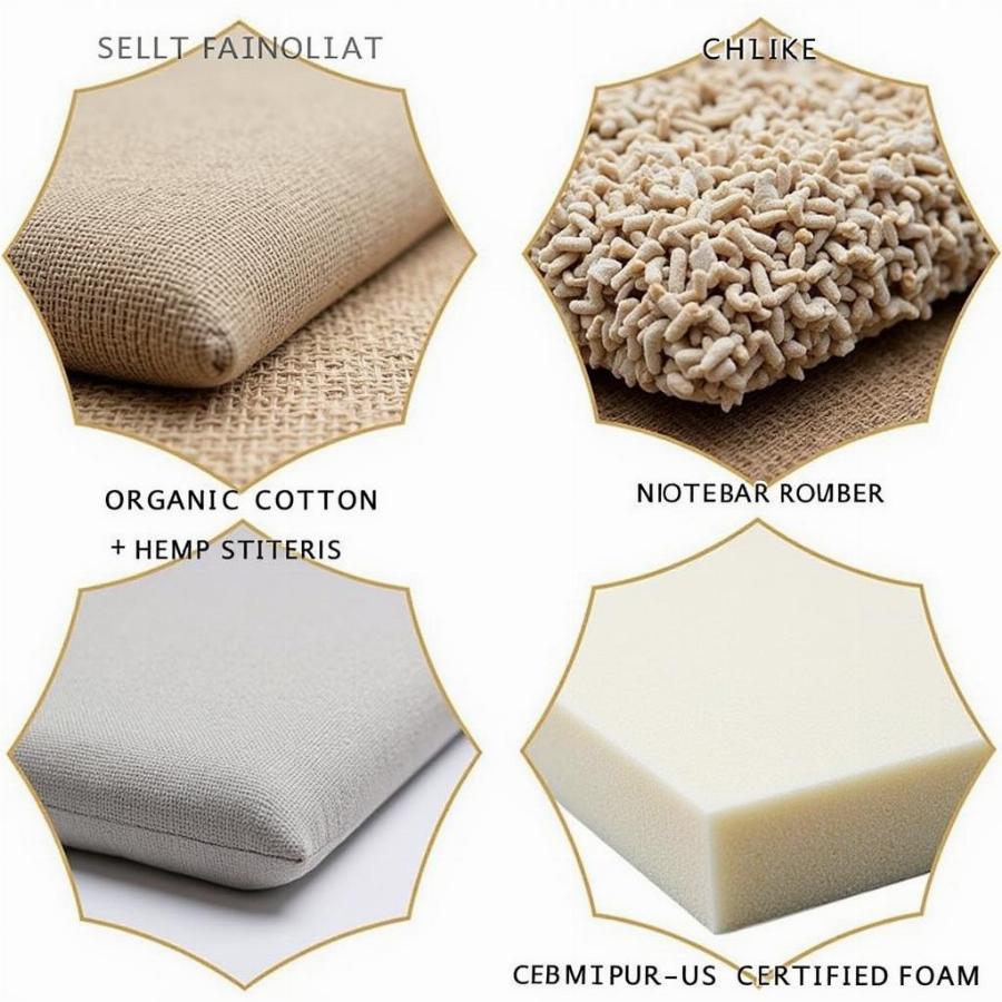 Dog bed materials