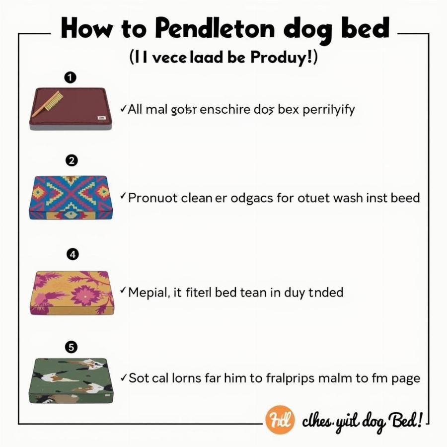 Cleaning a Pendleton Dog Bed