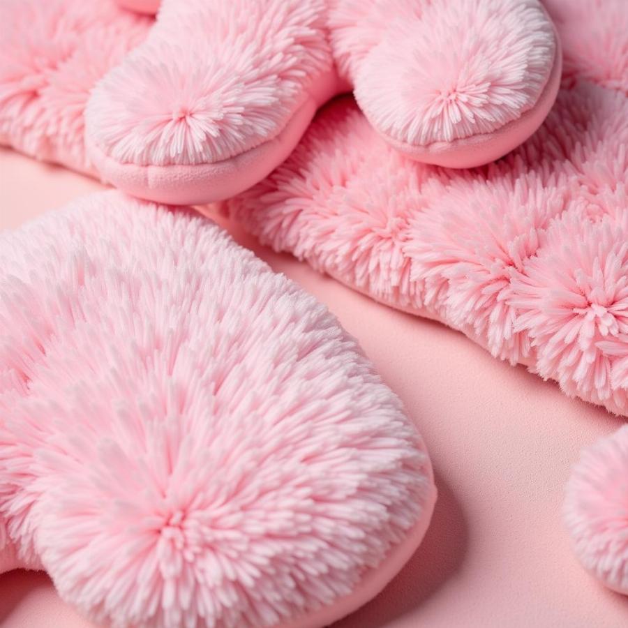 Pink Dog Plush Materials