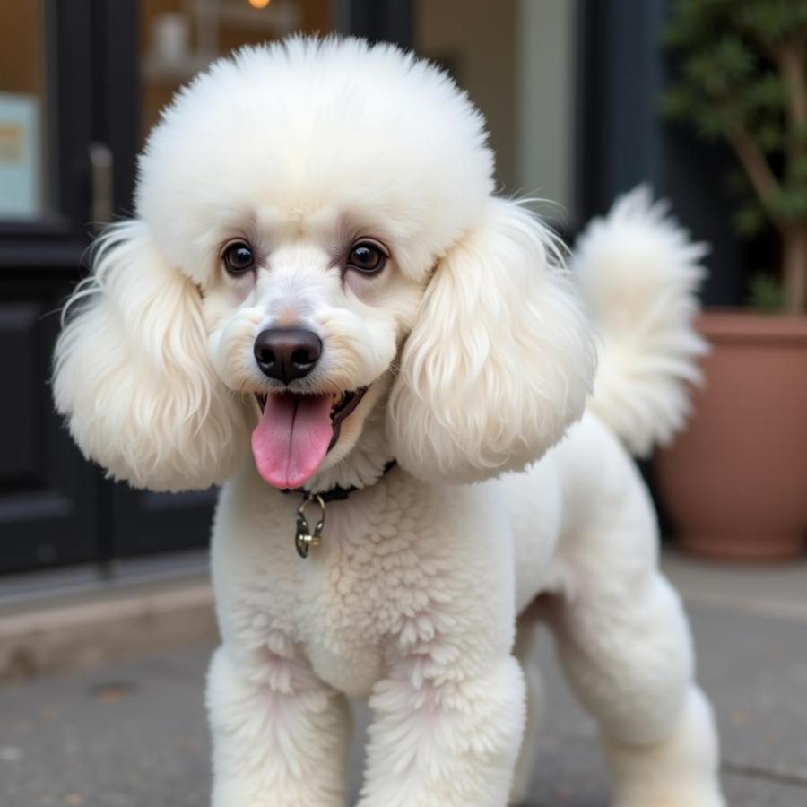 Poodle with a Show Cut