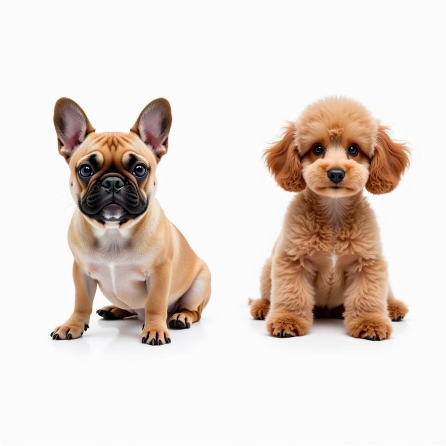 Popular French Dog Breeds: French Bulldog and Poodle