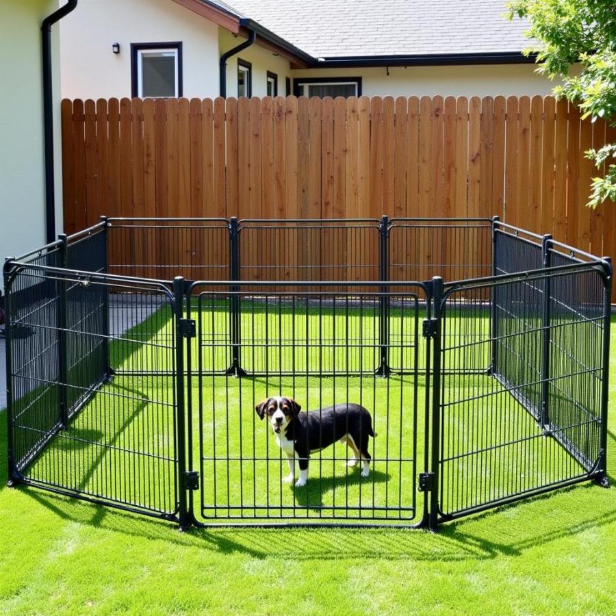 Portable Mesh Dog Fence for Small Yards