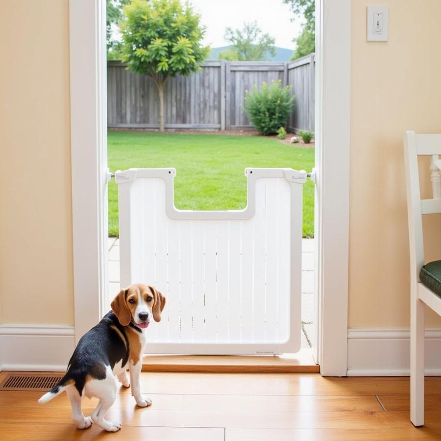 Pressure Mounted Dog Gate