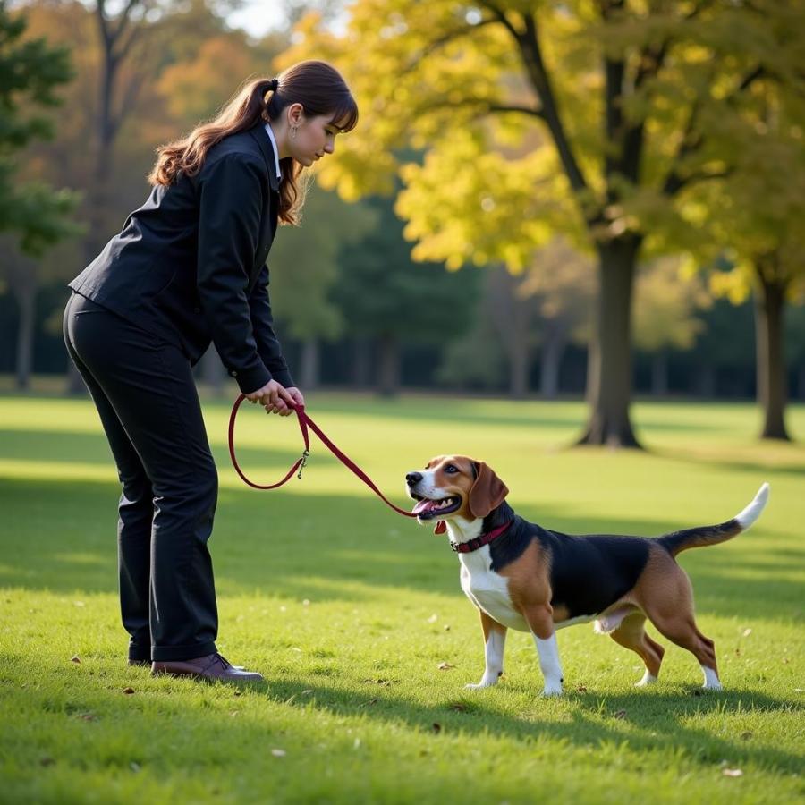 Working with a Dog Trainer