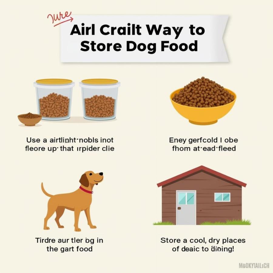 Storing Dog Food Correctly