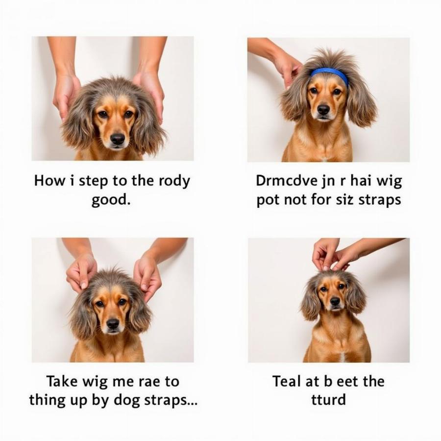 How to Put on a Dog Wig