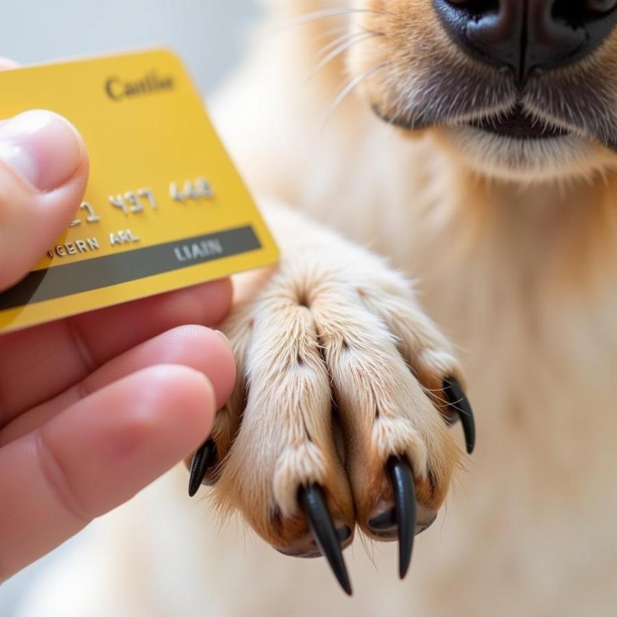 Removing Bee Stinger From Dog With Credit Card