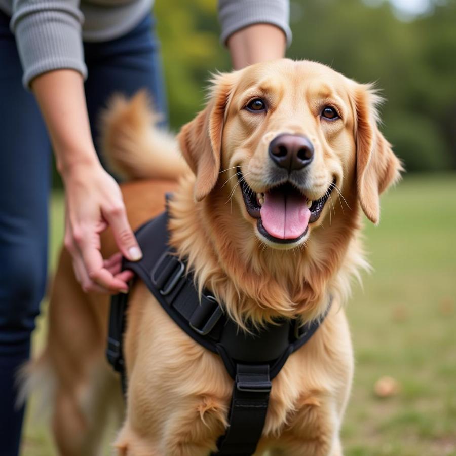 Removing a Dog Harness