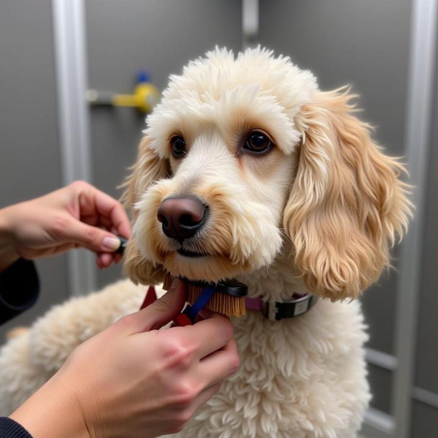 Grooming a Rottweiler Poodle Mix