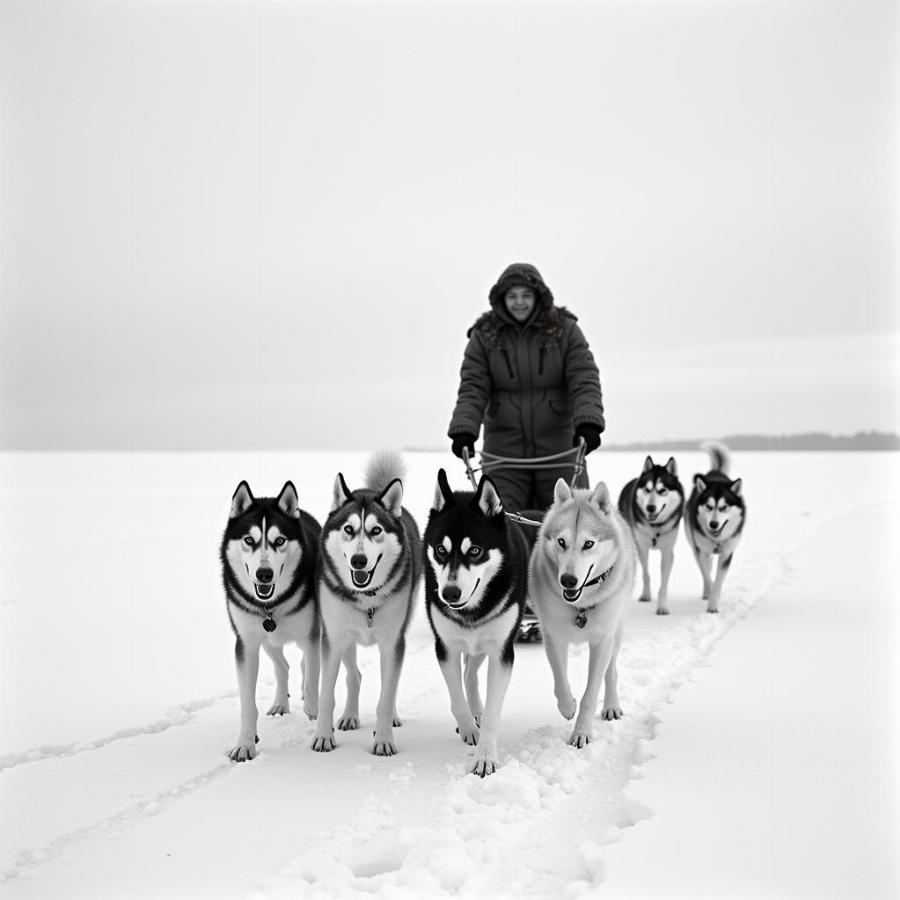 Sakhalin Husky Historical Photo