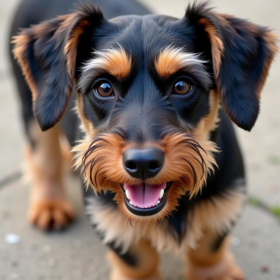 Schnauzer Weenie Dog Mix Appearance