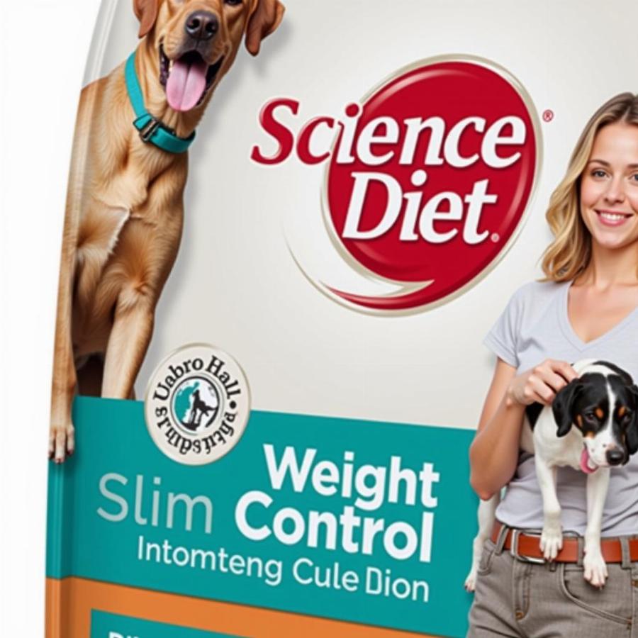 Science Diet Weight Control Dog Food Packaging