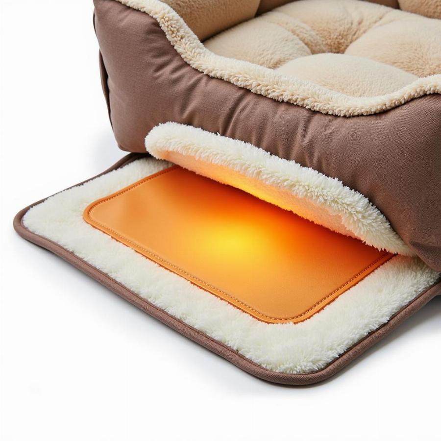 Cozy Self-Warming Dog Bed Design